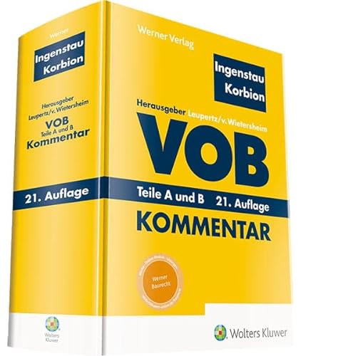 VOB Teile A und B: Kommentar - Heinz Ingenstau