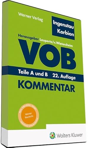 9783804154988: Ingenstau / Korbion, VOB Teile A und B - Kommentar (DVD)
