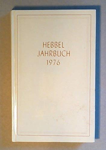 9783804201545: Hebbel-Jahrbuch