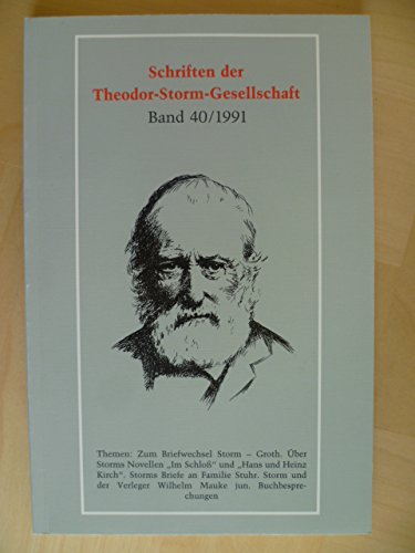 9783804205468: Schriften der Theodor-Storm-Gesellschaft