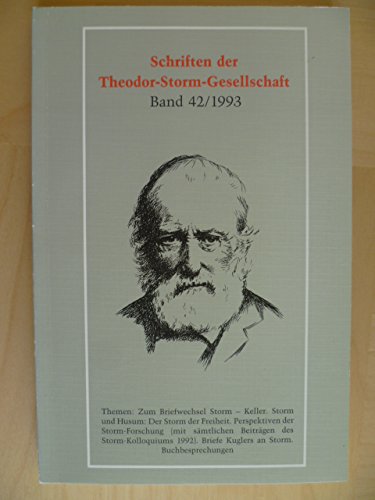 Beispielbild fr Schriften der Theodor-Storm-Gesellschaft zum Verkauf von Antiquariat Johannes Hauschild