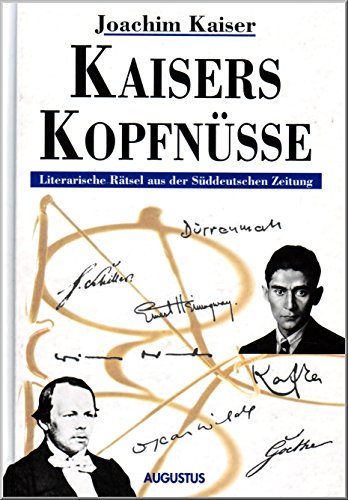 Imagen de archivo de Kaisers Kopfnsse. Literarische Rtsel aus der Sddeutschen Zeitung a la venta por medimops