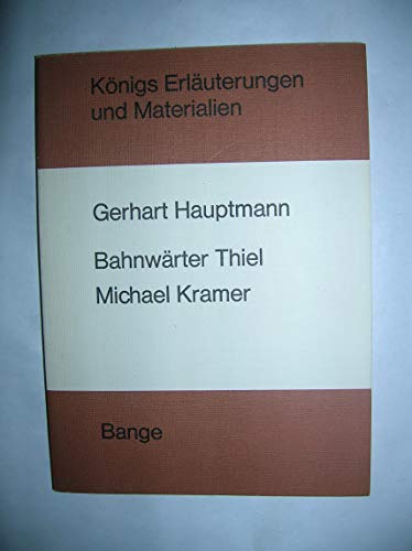 Beispielbild fr Bahnwrter Thiel Und Michael Kramer zum Verkauf von SuzyQBooks