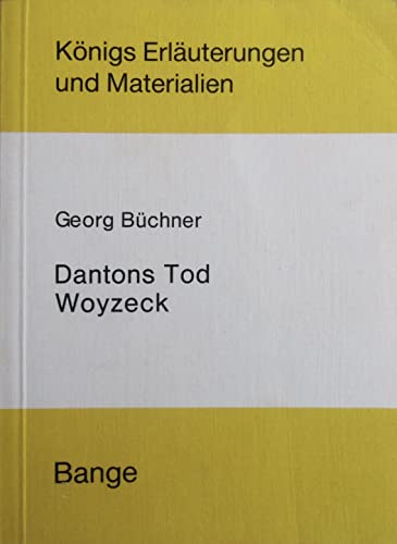 9783804402249: Erluterungen Zu Georg Bchners Dantons Tod Woyzec