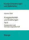 Beispielbild fr Kurzgeschichten und Erzhlungen zum Verkauf von Versandantiquariat Felix Mcke