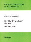 Der Richter Und Sein Henker (9783804403956) by Koenigs; Reinhard KÃ¤stler
