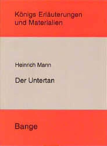 9783804403970: Der Untertan