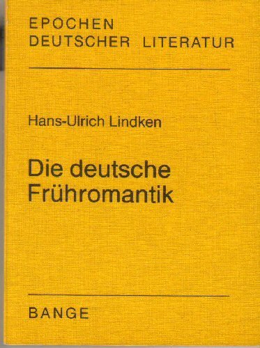 Beispielbild fr Die deutsche Frhromantik Epochen Deutscher Literatur Band 480 Dalp-Taschenbcher Dreizehnte Auflage 1968 zum Verkauf von medimops