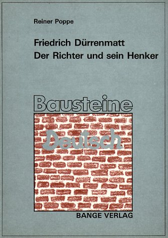 9783804406612: Friedrich Drrenmatt 'Der Richter und sein Henker'