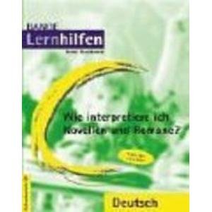 Beispielbild fr Wie interpretiere ich Romane und Novellen? zum Verkauf von Martin Greif Buch und Schallplatte