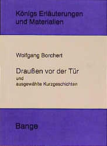 Stock image for Drauen vor der Tr und ausgewhlte Kurzgeschichten for sale by Antiquariat  Angelika Hofmann