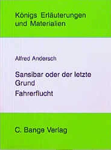 9783804416208: Sansibar oder der letzte Grund /Fahrerflucht (Livre en allemand)