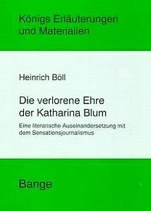 9783804416369: Die Verlorene Ehre Der Katharina Blum