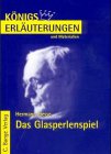 Das Glasperlenspiel Erlauterungen (9783804416543) by Hesse