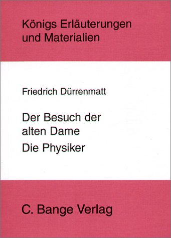 Stock image for Friedrich Drrenmatt Der Besuch der alten Dame; Friedrich Drrenmatt Die Physiker for sale by medimops