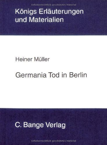 9783804416741: Germania Tod in Berlin