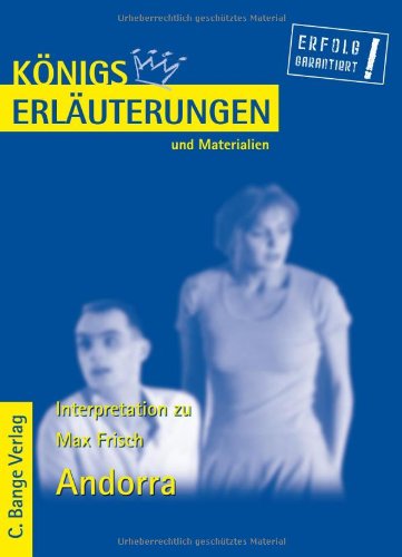 Beispielbild fr Erluterungen zu Max Frisch Andorra zum Verkauf von Antiquariat BM