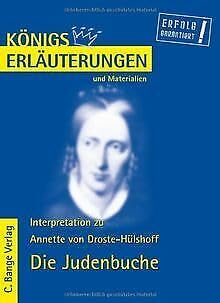 9783804417373: Knigs Erluterungen und Materialien: Interpretation zu Droste-Hlshoff. Die Judenbuche