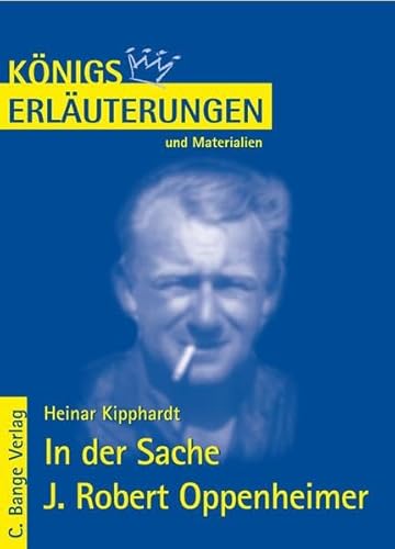 Beispielbild fr Knigs Erluterungen und Materialien, Bd.160, In der Sache J. Robert Oppenheimer zum Verkauf von medimops