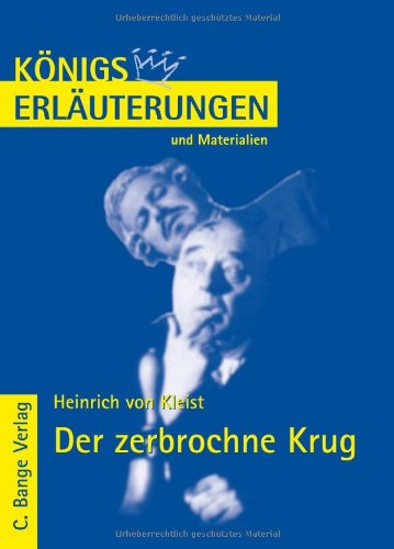 Beispielbild fr Knigs Erluterungen und Materialien, Bd.30, Der zerbrochne Krug zum Verkauf von medimops