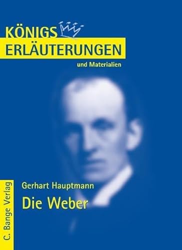 Beispielbild fr Knigs Erluterungen und Materialien, Bd.189, Die Weber zum Verkauf von medimops