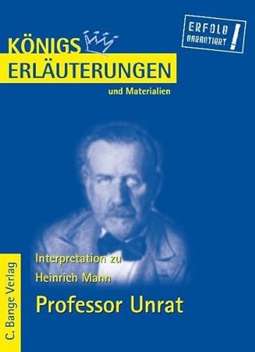 Beispielbild fr Knigs Erluterungen und Materialien, Bd.454, Professor Unrat zum Verkauf von medimops