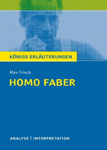 Beispielbild fr Textanalyse Und Interpretation Zu Max Frisch, Homo Faber zum Verkauf von Blackwell's