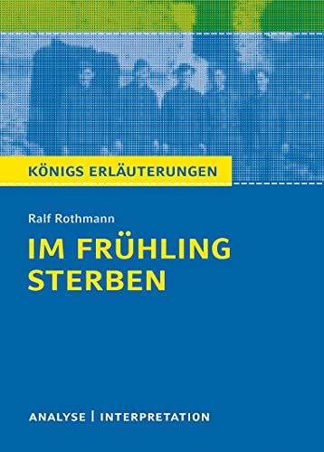 Beispielbild fr Im Frhling sterben von Ralf Rothmann -Language: german zum Verkauf von GreatBookPrices