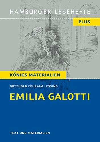 Beispielbild für Emilia Galotti: Hamburger Leseheft plus Königs Materialien zum Verkauf von medimops