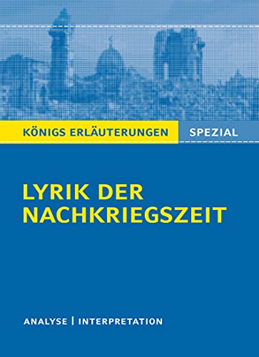 Beispielbild fr Lyrik der Nachkriegszeit (1945-60). zum Verkauf von Blackwell's