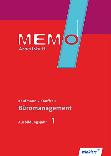 Beispielbild fr MEMO: Kaufmann/Kauffrau fr Bromanagement, Ausbildungsjahr 1: Arbeitsheft zum Verkauf von medimops