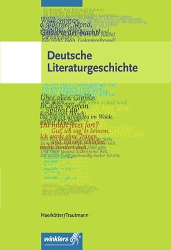 Beispielbild fr Deutsche Literaturgeschichte zum Verkauf von Ammareal