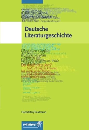 Stock image for Deutsche Literaturgeschichte for sale by Ammareal