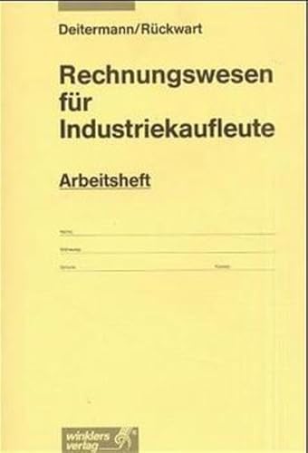 Beispielbild fr Rechnungswesen fr Industriekaufleute, EURO, Arbeitsheft zum Verkauf von medimops