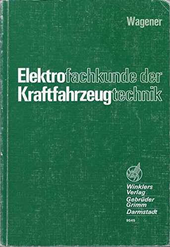 Beispielbild fr Elektrofachkunde der Kraftfahrzeugtechnik zum Verkauf von medimops