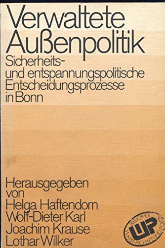 Stock image for Verwaltete Auenpolitik for sale by medimops