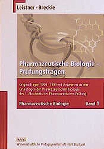9783804717145: Pharmazeutische Biologie 1. Prfungsfragen. Ergnzungsband.