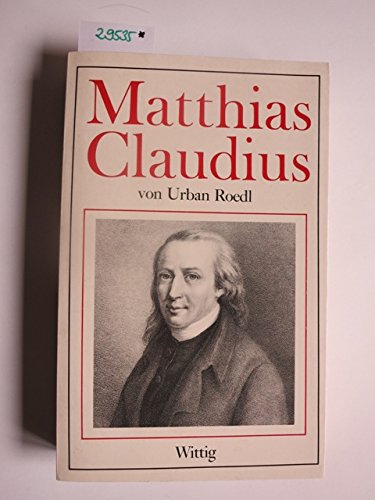 Beispielbild fr Matthias Claudius zum Verkauf von Versandantiquariat Felix Mcke