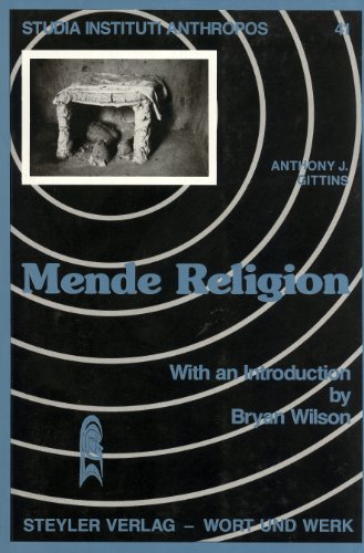 9783805001717: Studis Instituti Anthropos, tome 41 : Mende Religion: Aspects of Belief and Thought in Sierra Leone