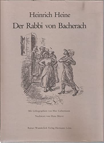 9783805203418: Der Rabbi von Bacherach: Ein Fragment - Heine, Heinrich