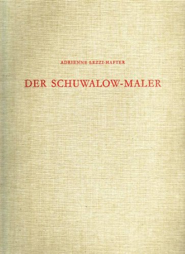 Der Schuwalow-Maler: Eine Kannenwerkstatt der Parthenonzeit. Two volumes, text & plates; (Forschu...