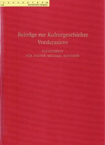 9783805318631: Beitrge zur Kulturgeschichte Vorderasiens