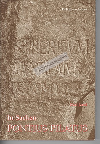 Beispielbild fr In Sachen Pontius Pilatus zum Verkauf von medimops