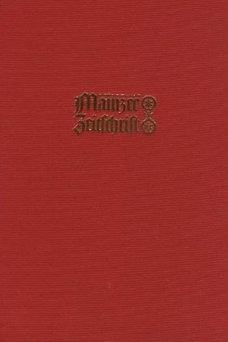 9783805328906: Mainzer Zeitschrift. Mittelrheinisches Jahrbuch Fur Archaologie, Kunst Und Geschichte: Jahrgang 2003