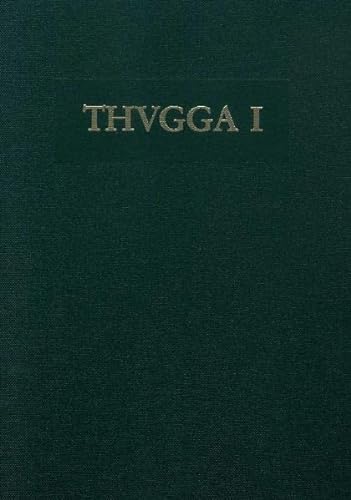 9783805328920: THVGGA: Thugga, Bd.1 : Grundlagen und Berichte: Bd 1