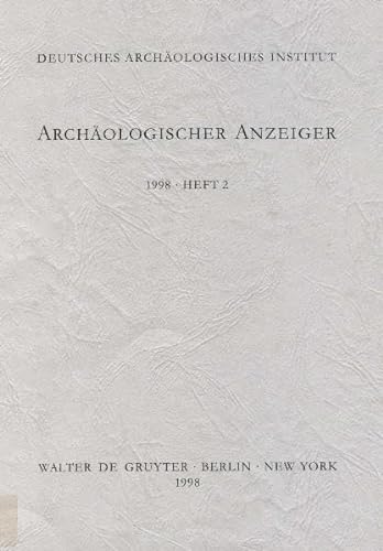 9783805330237: Archologischer Anzeiger 1998/2.