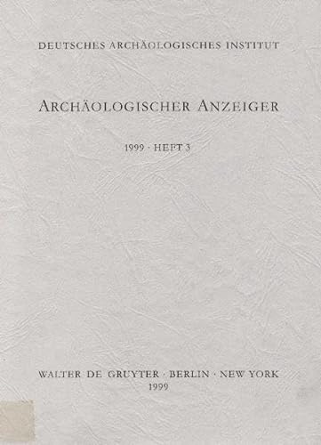 9783805330244: Archologischer Anzeiger 1998/3.