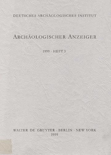 9783805330244: Archologischer Anzeiger 1998/3.