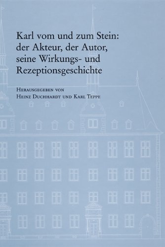 Stock image for Karl vom und zum Stein. for sale by Antiquariat  Werner Haschtmann