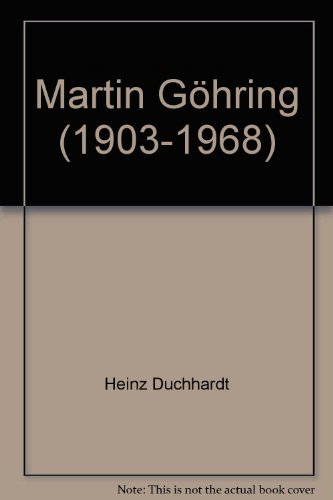Beispielbild fr Martin Ghring (1903-1968) zum Verkauf von medimops